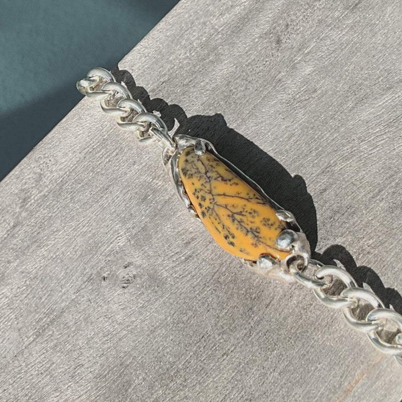 Jasper ID Bracelet in Silver