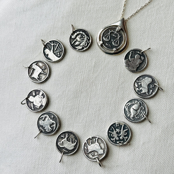 Watch chain necklace silver