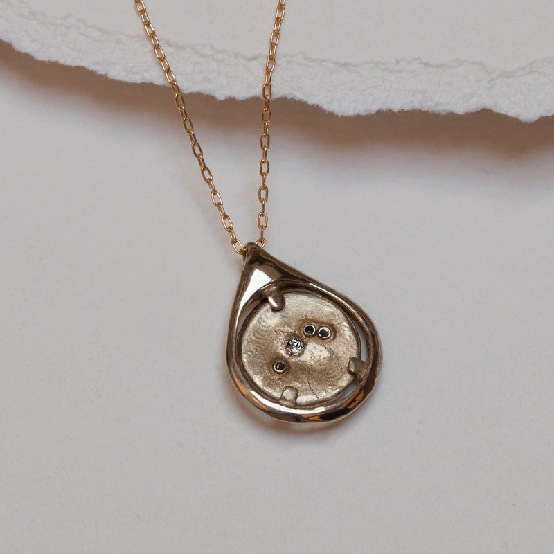 Aries Coin Tear Zodiac Necklace