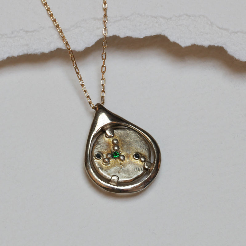 Taurus Coin Tear Necklace